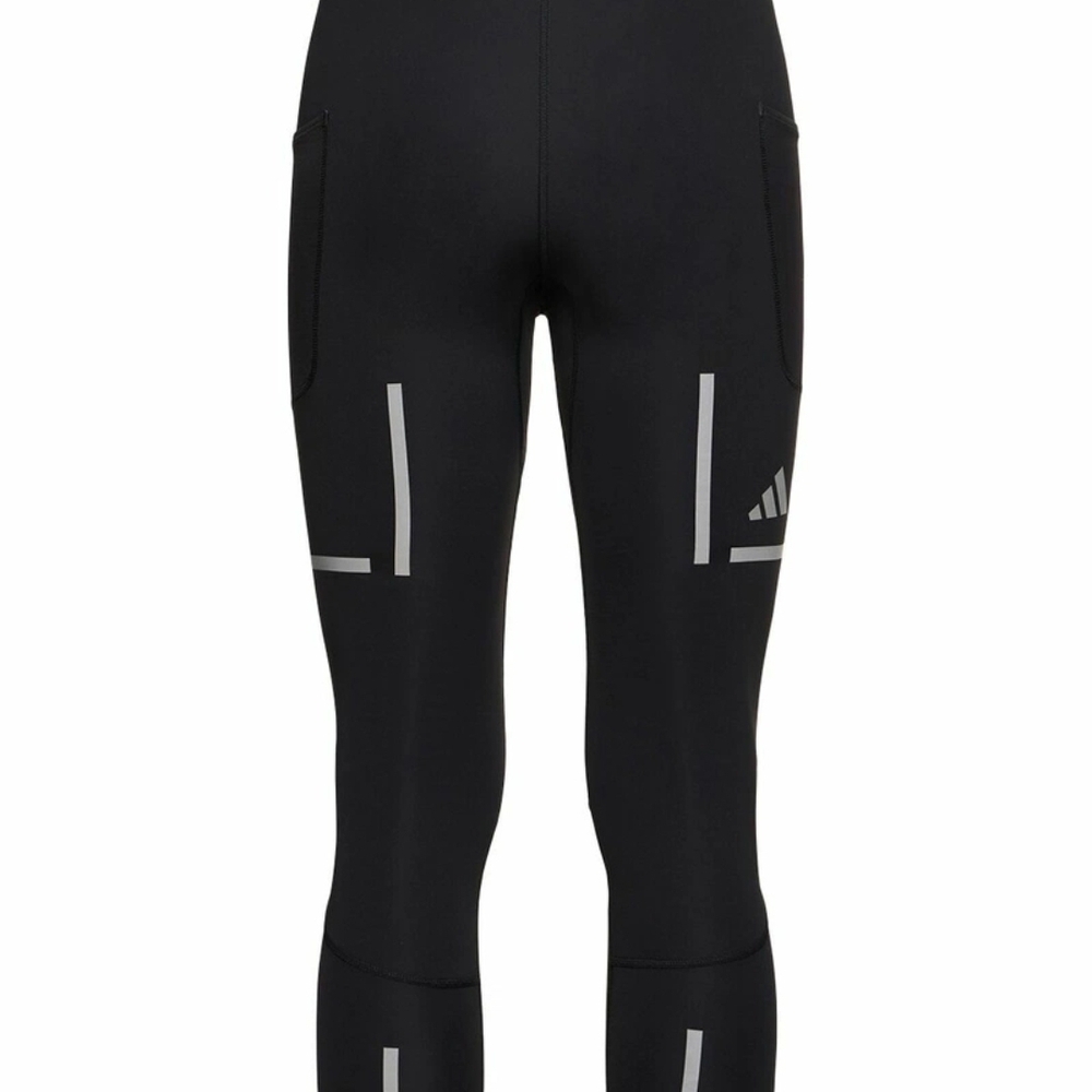 Adidas Black Leggings with Gray Details